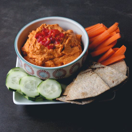 Roasted Red Pepper Hummus