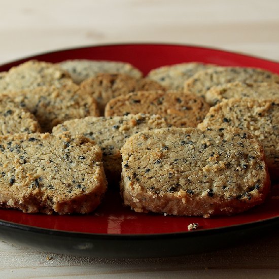 Black Sesame Cookies.