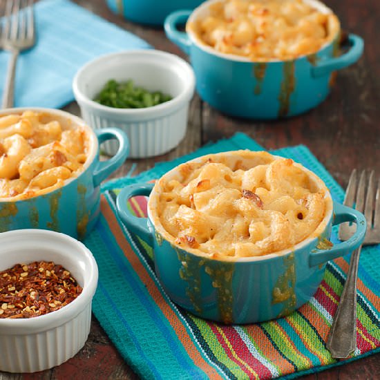 Mini Creamy Mexican Mac and Cheese