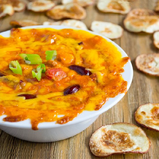 LIGHT BUFFALO CHICKEN DIP