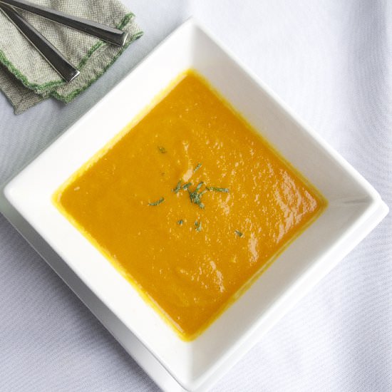 Roasted Carrot Ginger Soup