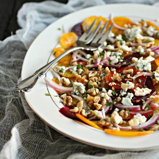 Beet Salad w/ Walnuts & Gorgonzola