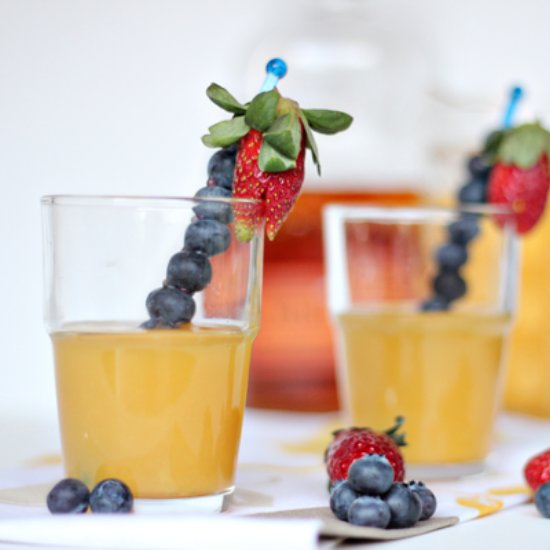 Bourbon Orange Breakfast Shooter