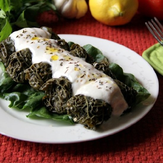 Stuffed Kale Rolls