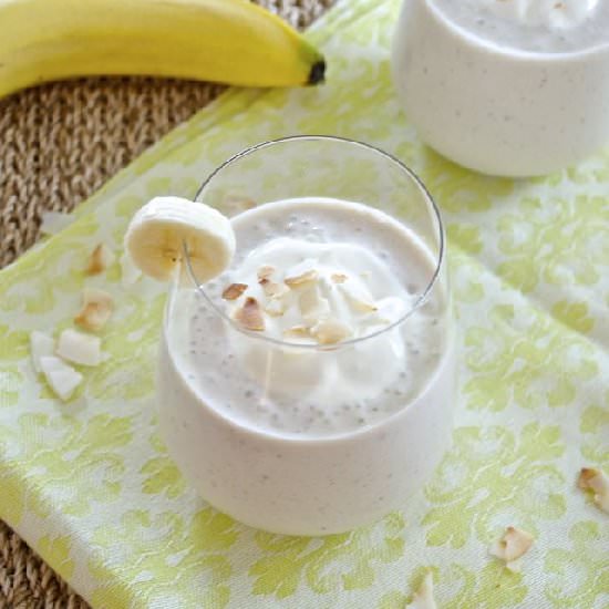 Banana Coconut Cream Smoothie