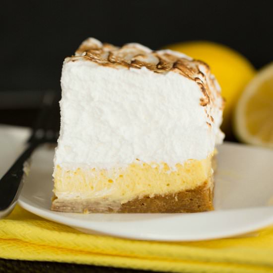 Sky-High Lemon Meringue Bars