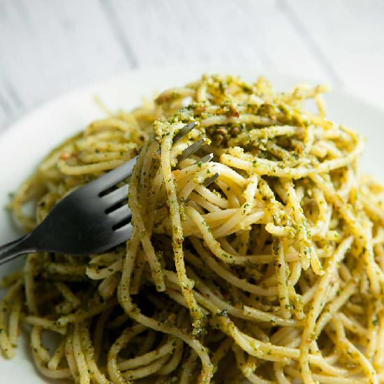 Favorite Basil Pesto Pasta