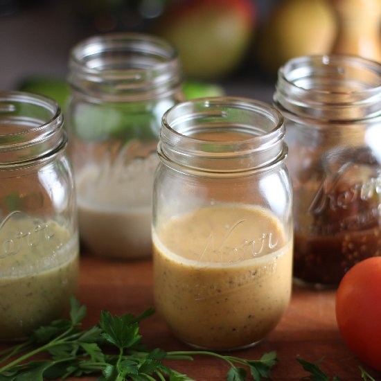 4 Healthy Vinaigrettes!