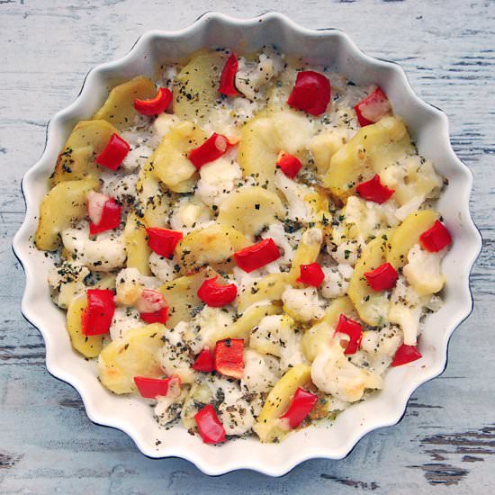 Vegetarian Casserole with Potatoes