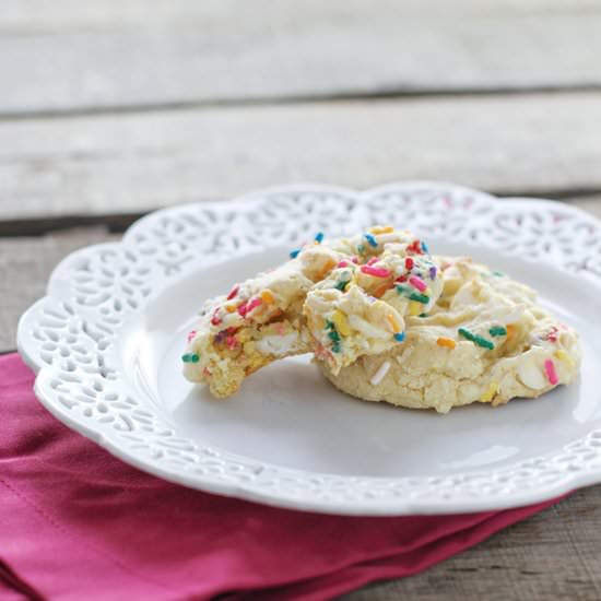 Cake Batter Cookies