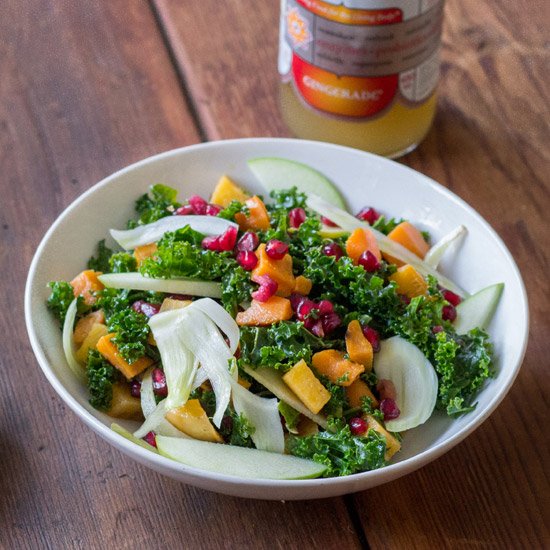 Kale Salad w/ Kombucha Vinaigrette