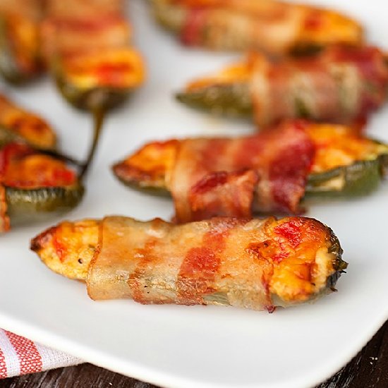 Bacon Wrapped Pimento Cheese Popper