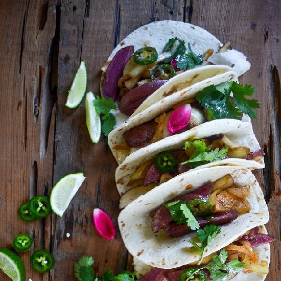 Chorizo & Potato Tacos