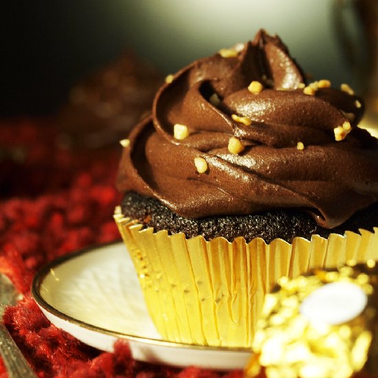 Ferrero Rocher Cupcakes