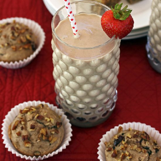 Cranberry-Pecan Butter Muffins