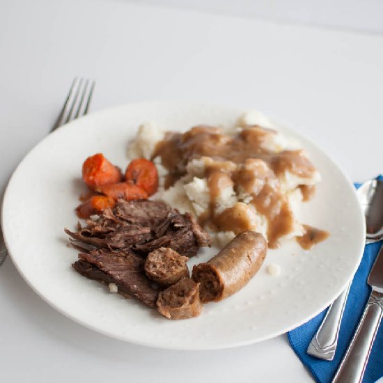 Perfect Pot Roast and Gravy