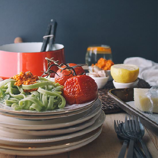 Fresh Spinach Pasta