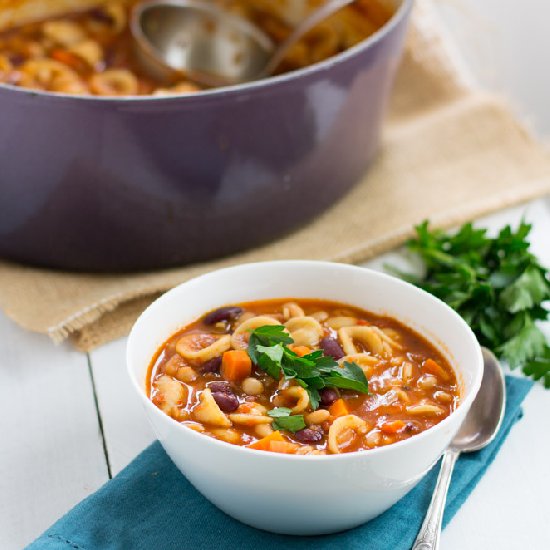 Vegetarian Pasta Fagioli