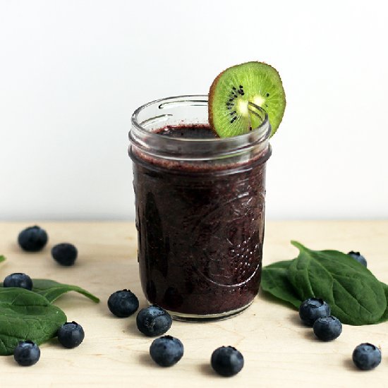 Blueberry Mint Green Smoothie