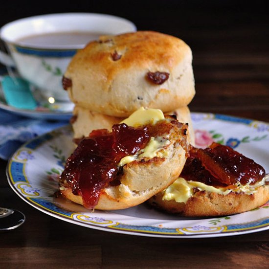 Earl Grey, Apricot & Sultana Scones