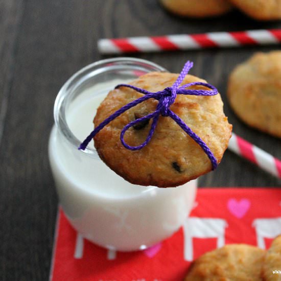 Banana & Chocolate Biscuits