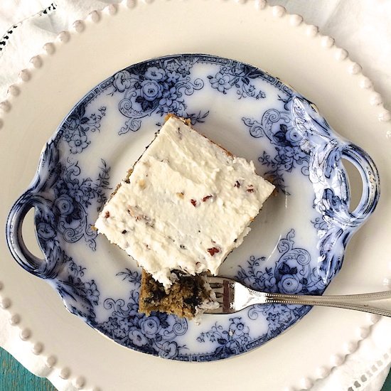 Wild Blueberry Oat Cake