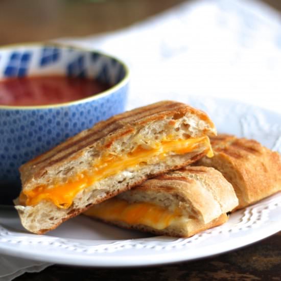 Grilled Cheese Panini Sticks