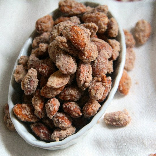 Cinnamon Candied Almonds