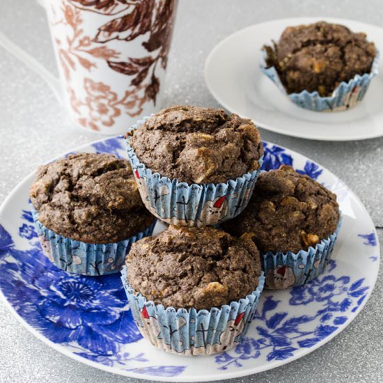 Buckwheat Banana Nut Muffins (GF)