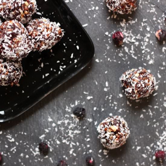 Coconut Blueberry Date Balls