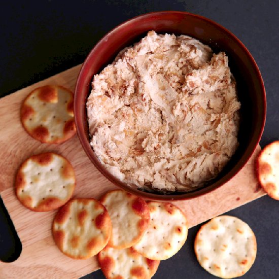 Caramelized Onion Goat Cheese Dip