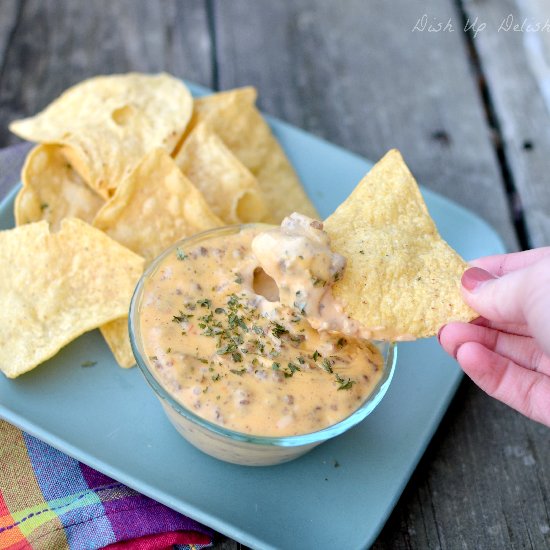 Meaty Queso Party Dip