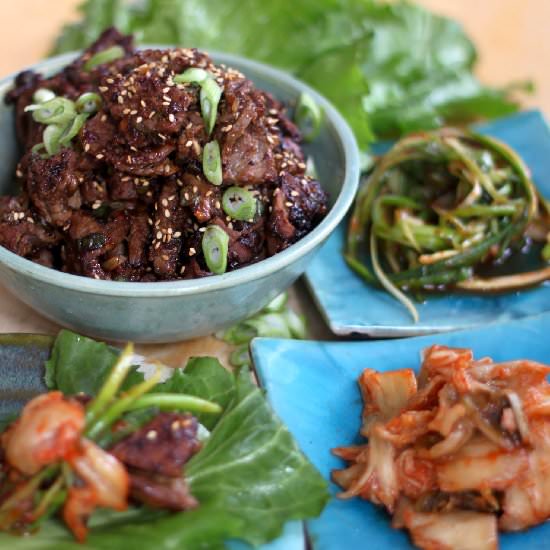 Korean Barbecue with Bulgogi