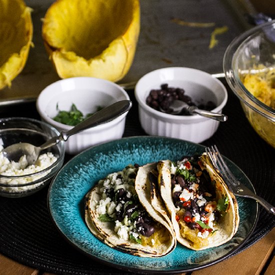 Spaghetti Squash Tacos