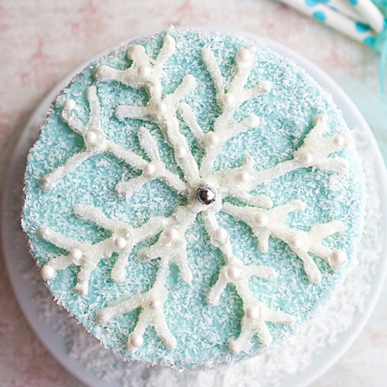 Snowflake cake