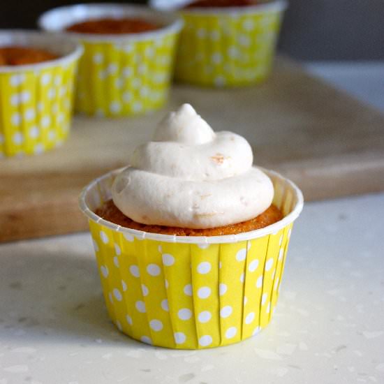 Passion Fruit & Orange Cupcakes