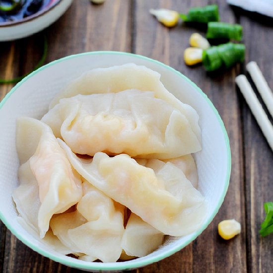 Shrimp and Corn Dumplings