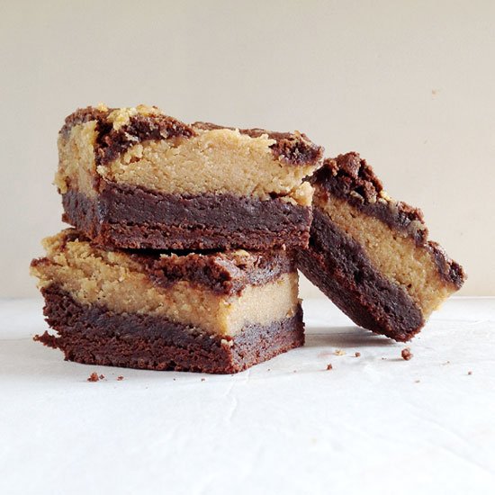 Peanut Butter Swirl Brownies