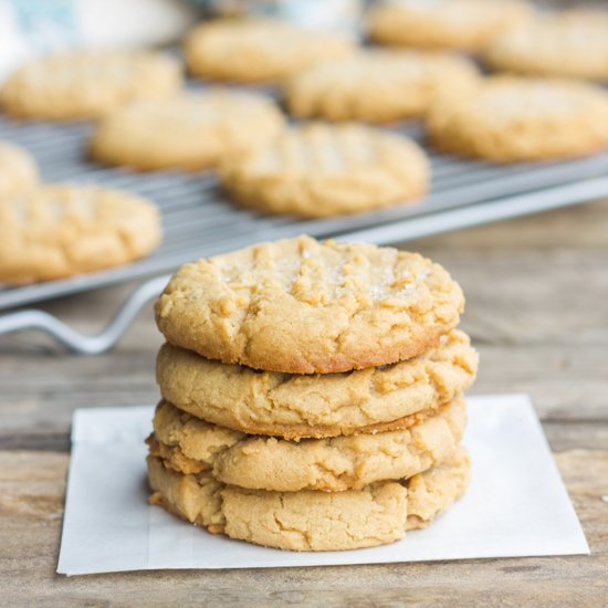 Brown Butter Peanut Butter Cookies