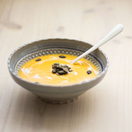 Coconut and butternut squash soup