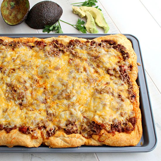 Biscuit Crust Taco Pizza