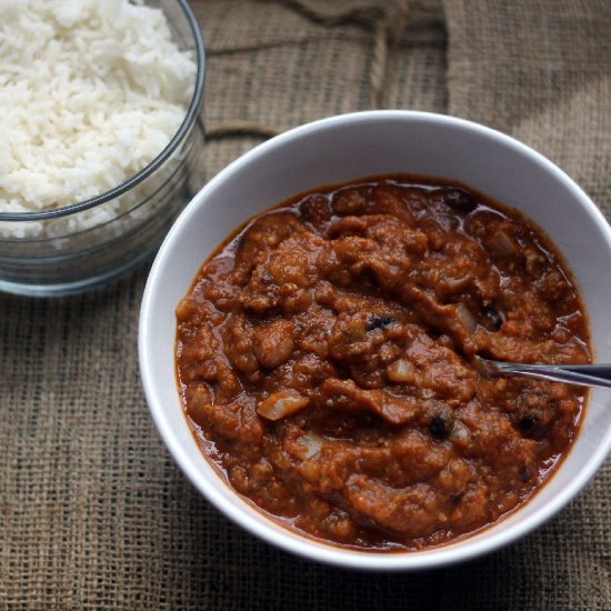 Beef Chili w/Pureed Vegetables