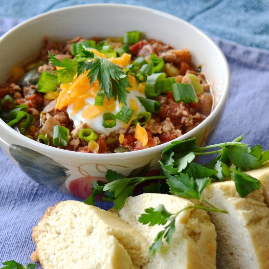 Turkey Pinto Bean Chili