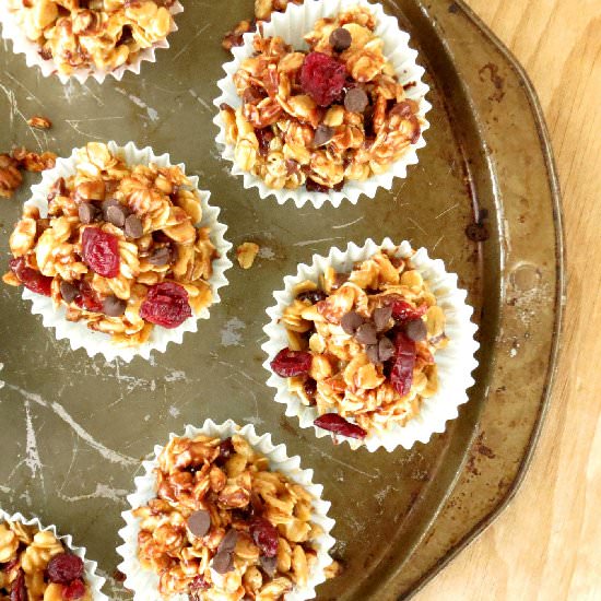 Choco-Cranberry Granola Balls