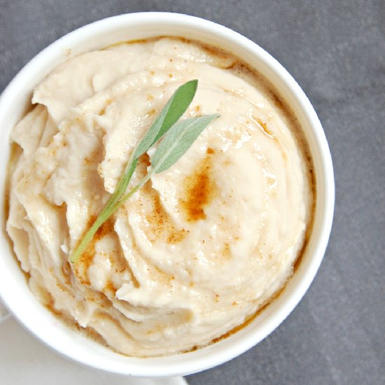 White Bean Puree with Brown Butter