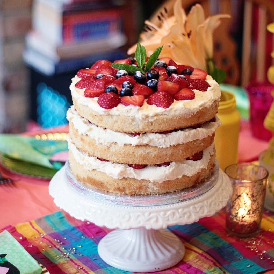 Summer Berries Layer Cake