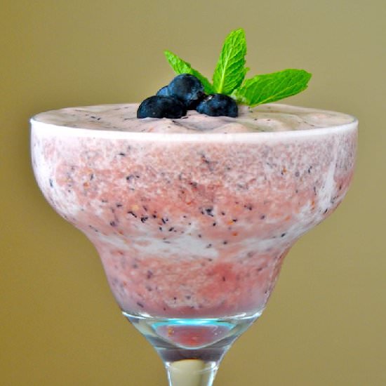 Blueberry Watermelon Mint Smoothie