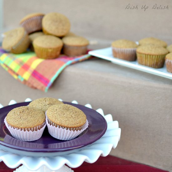 Brown Sugar Whole Wheat Muffins