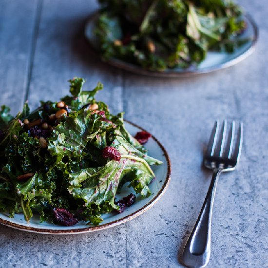 Kale + Blueberry Ginger Dressing