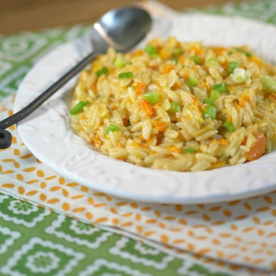 Carrot Orzo Risotto